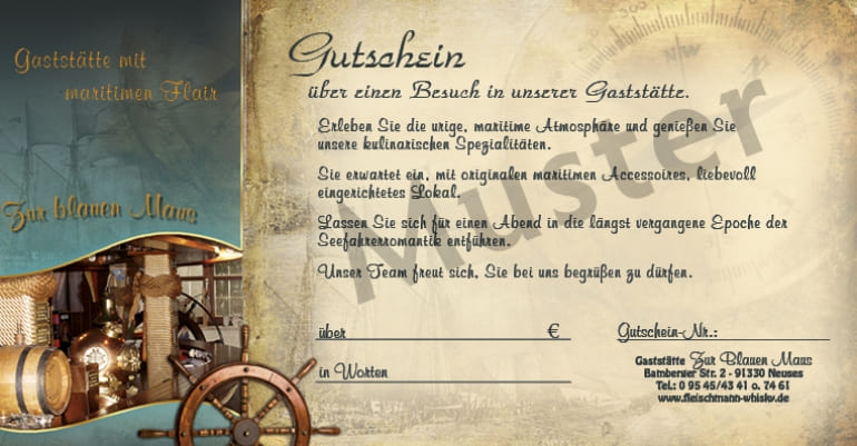 Geschenk Gutschein