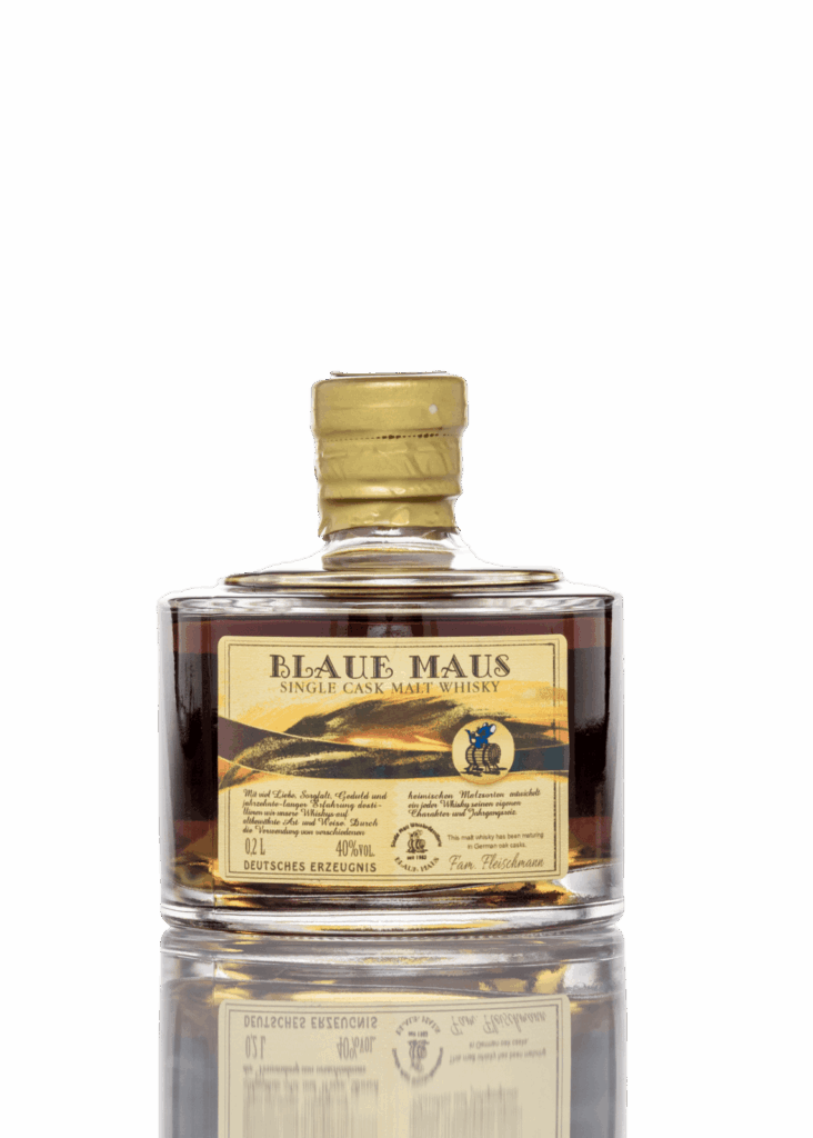 Blaue Maus Whisky Stapelflasche 02
